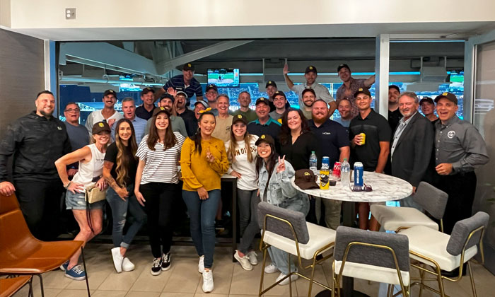 Annual Padres game at SPIE Optics and Photonics 2022