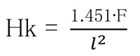5.2 Knoop Hardness Equation