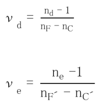 Abbe Numbers Calcuation